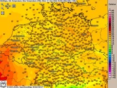 Im Südwesten am mildesten