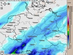 Vor allem im Süden sehr nass