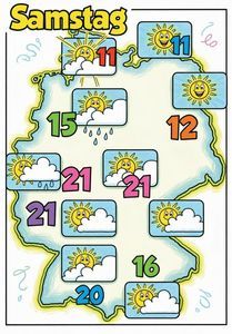 Samstag wird meist sch&ouml;n