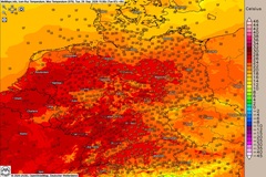 Sehr warmer Nachmittag