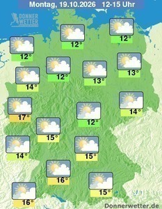 Mildes Herbstwetter mit Sonnenchancen